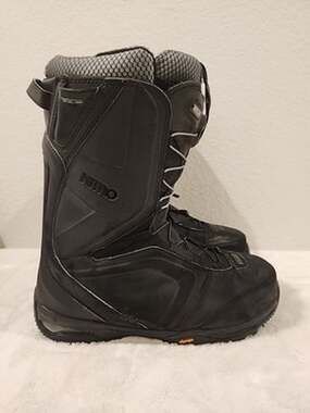 Nitro Team TLS Snowboard Boots Men's 11 Winter Black Mountain